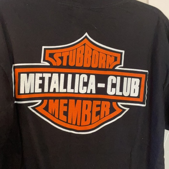 Vintage / 98 Metallica in Club Harley Davidson L - Picture 7 of 10
